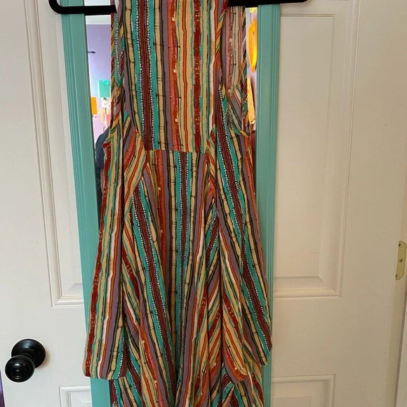 Vibrant Multicolor Striped Tunic Top - Picture 3 of 11